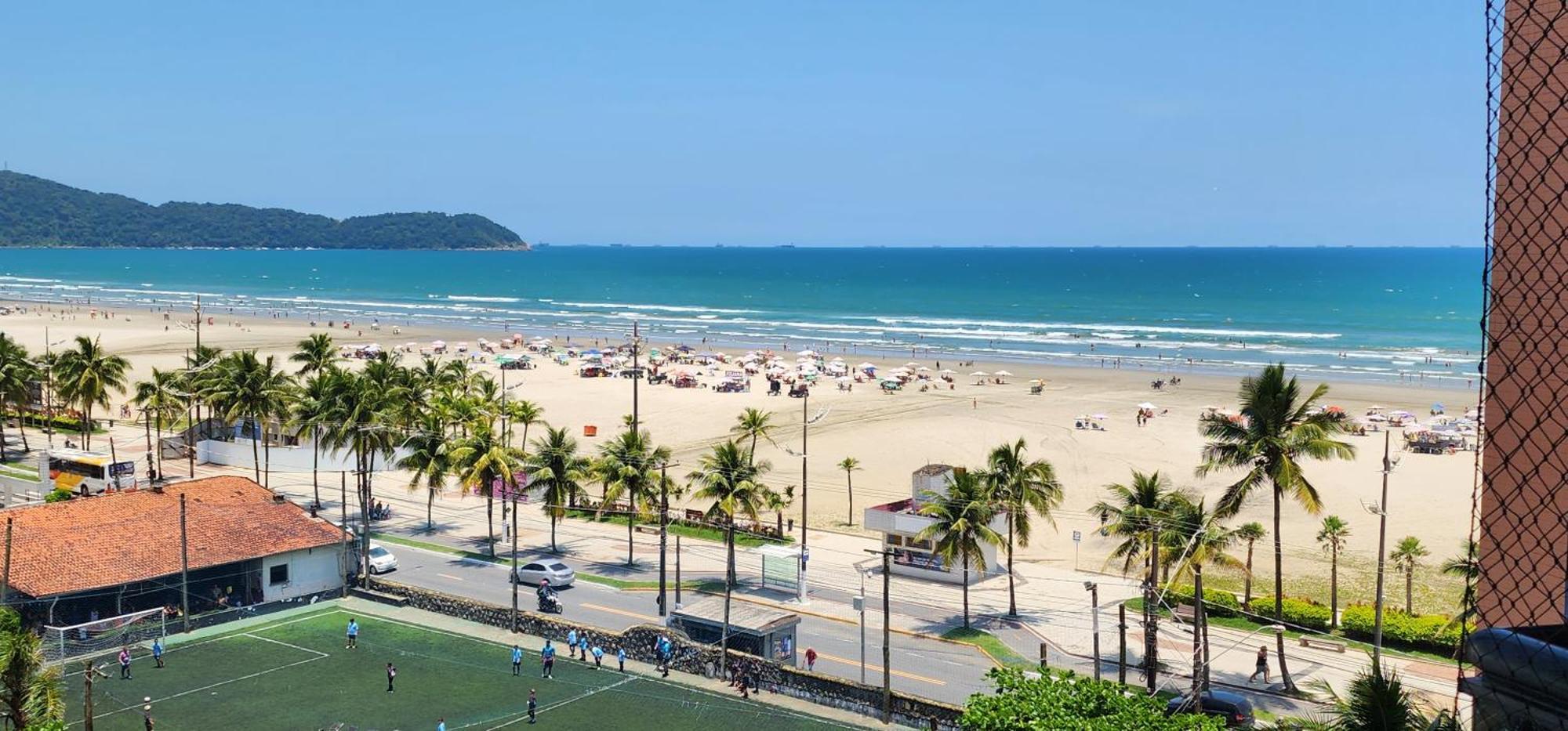 Apto Frente Mar Em Praia Grande Zewnętrze zdjęcie